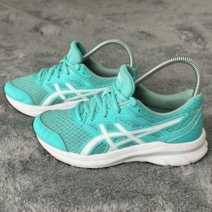 Asics Jolt 3 Grade School Kids Size 4 Mint Green